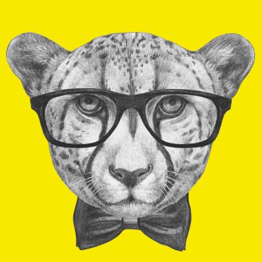 Cheetah çizilmiş