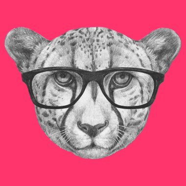 Cheetah çizilmiş