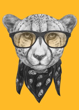 Cheetah çizilmiş