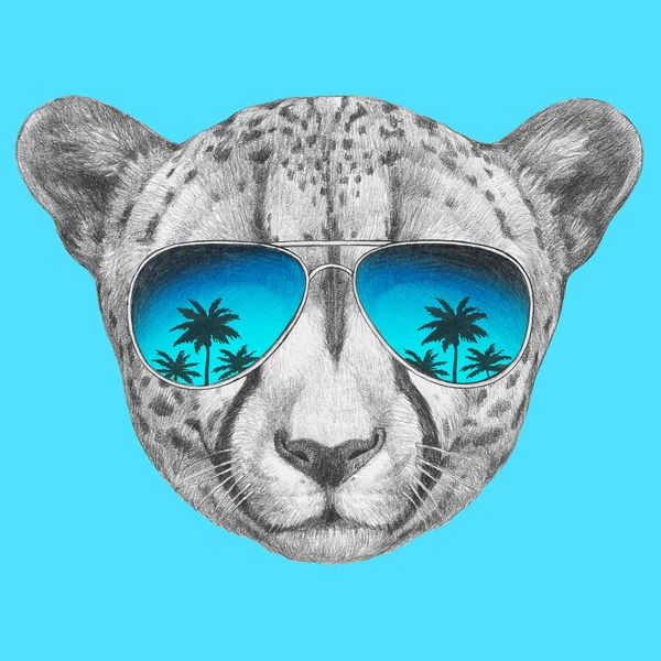 Hand-drawn Cheetah — Stock Photo, Image