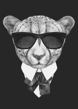 Cheetah çizilmiş