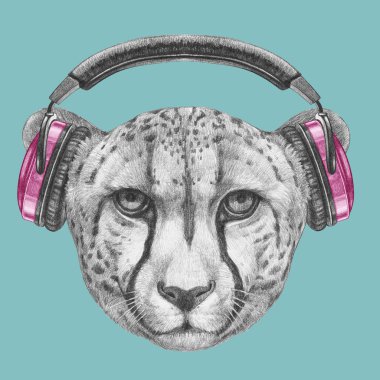 Cheetah çizilmiş