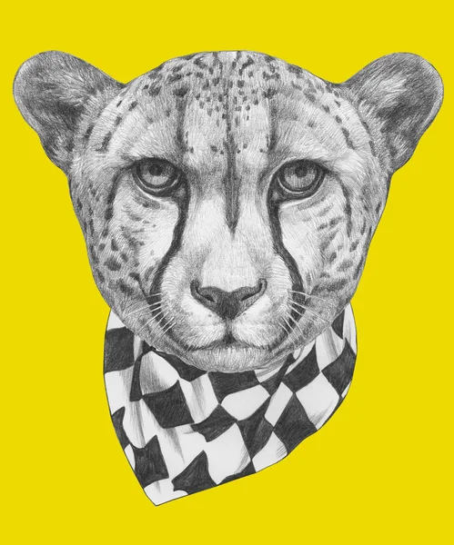 Handritade Cheetah — Stockfoto
