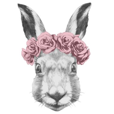 Tavşan özgün çizim Güllü