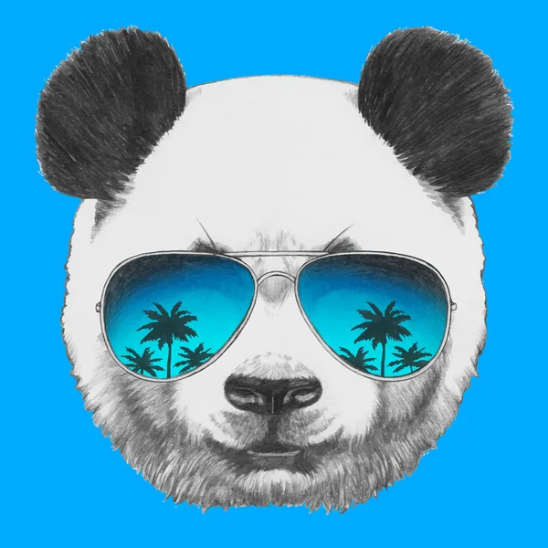 Cute Panda Sweatshirt Bamboo Drawing Indie Jumper Bear Zoo Animal Sweat Top