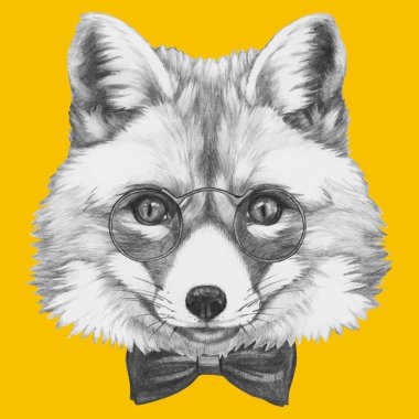 Gözlüklü özgün Fox