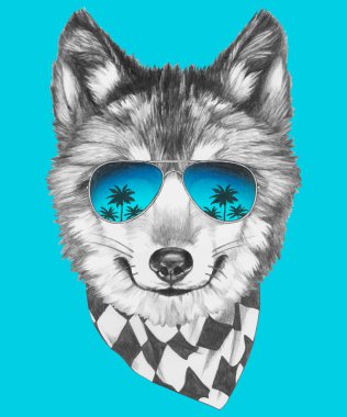 Orijinal Wolf ile güneş gözlüğü