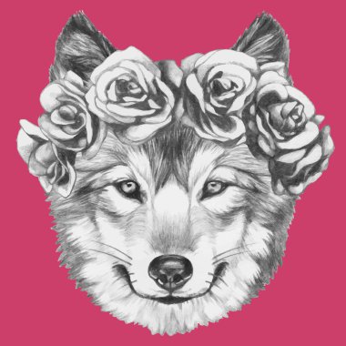 Çiçekli kurt çelengi