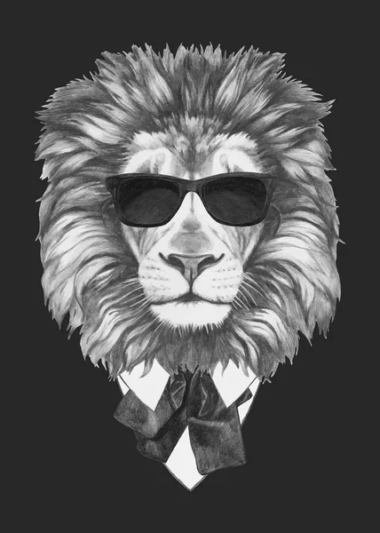Mode Illustration de lion — Image vectorielle