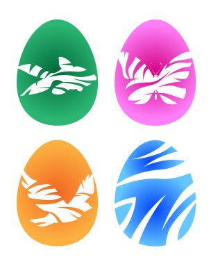 Renkli Paskalya Yumurtaları.