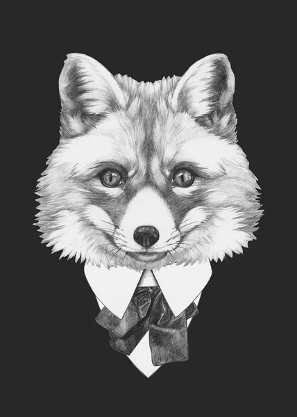 Retrato de Fox en traje —  Fotos de Stock