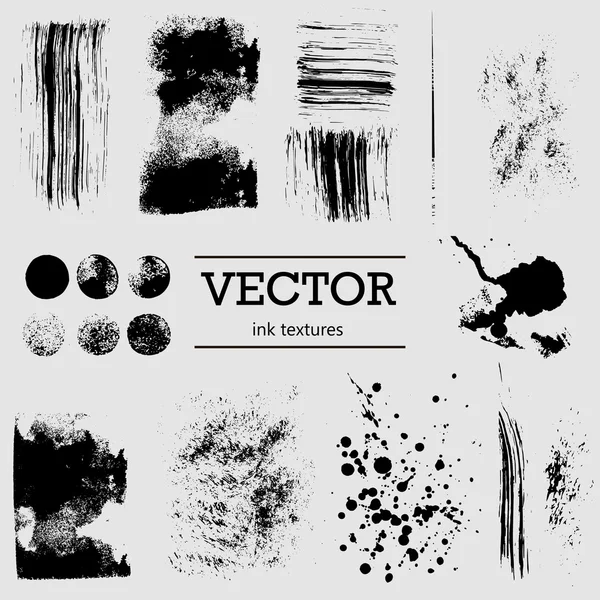 Vektortinten-Texturen — Stockvektor