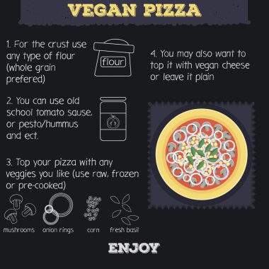 Vejetaryen pizza tarifi