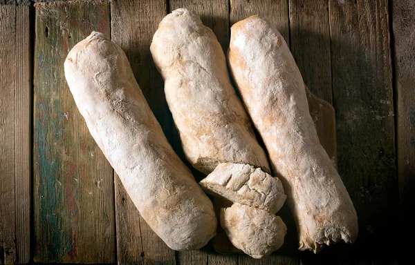 피 각 질의 수 제 이탈리아 ciabatta — 스톡 사진