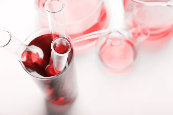 Test tubes with blood — Stock Photo, Image