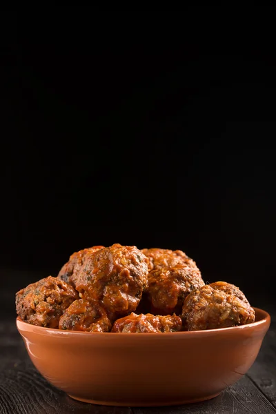 Bolas de carne em molho de tomate — Fotografia de Stock