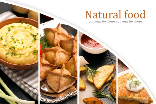 과 naturall 음식 — 스톡 사진