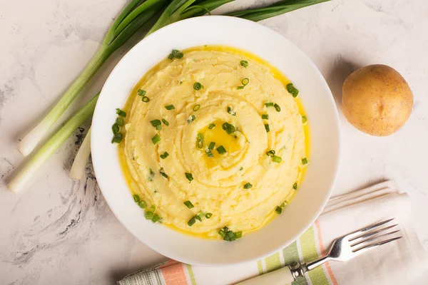 Irish mashed potatoes — Stock Photo, Image