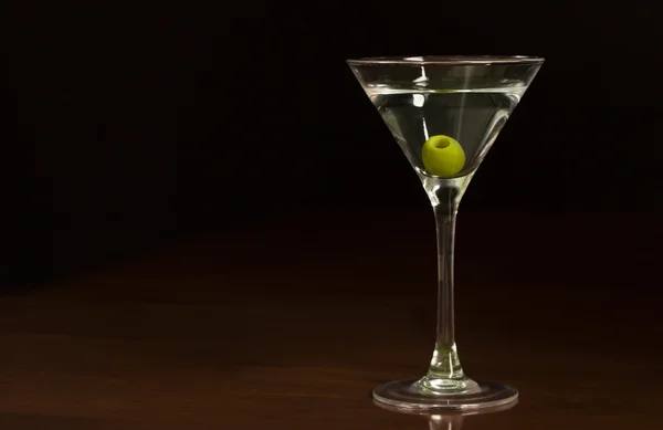 Egyetlen glasss Martini koktél — Stock Fotó