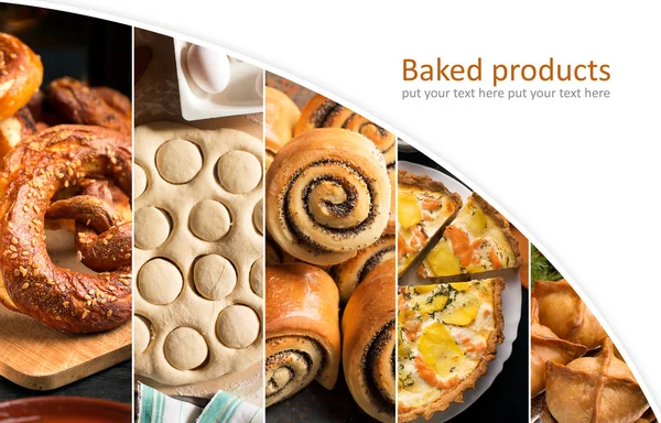 Different baked products — Stock Photo, Image