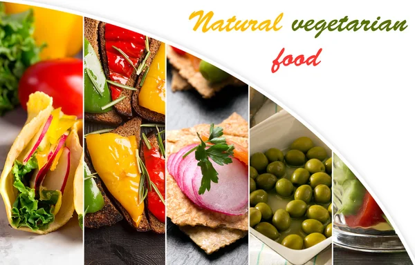 Природні вегетаріанське харчування — стокове фото