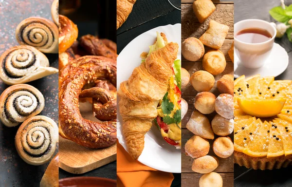 Bread and sweets — Stock Photo, Image