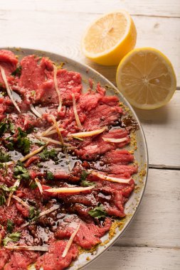 sığır eti carpaccio