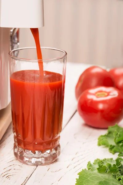 Sumo de tomate — Fotografia de Stock