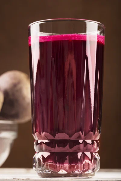 Glass of beet juice — Stock Photo, Image