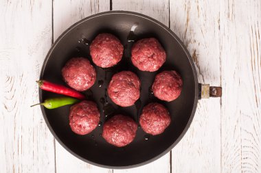 Köfte ve biber biber