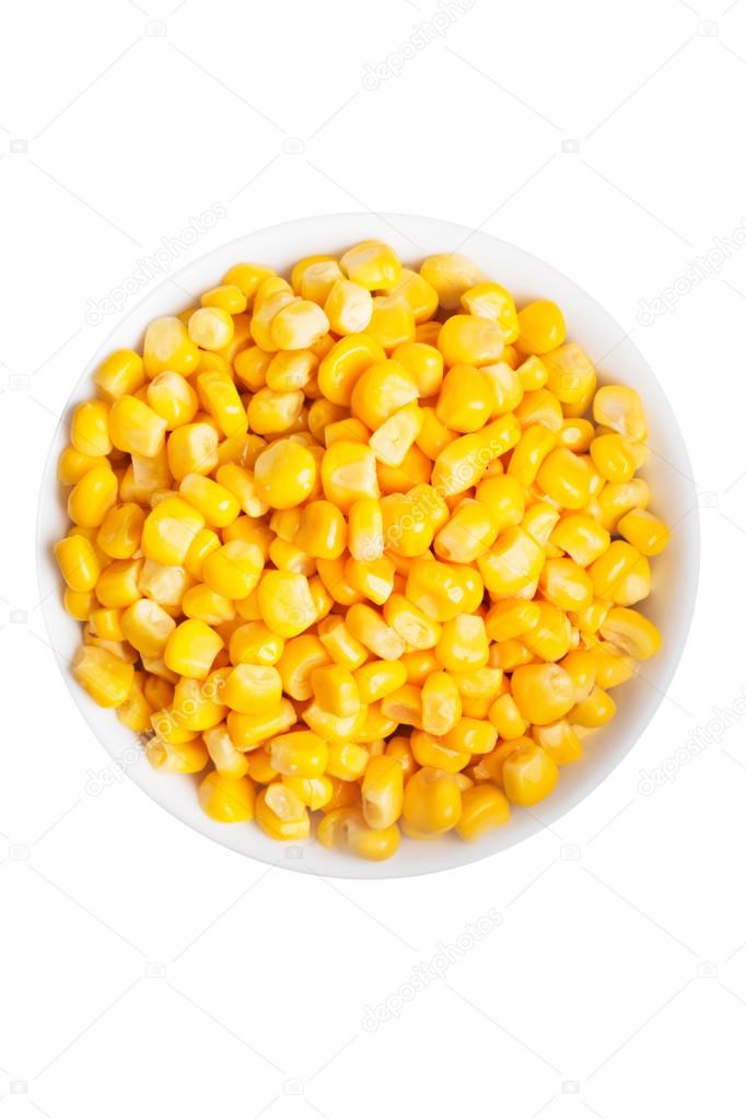 Boiled corn seeds