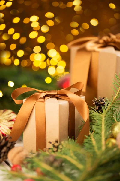 Christmas presents (boxes) — Stock Photo, Image