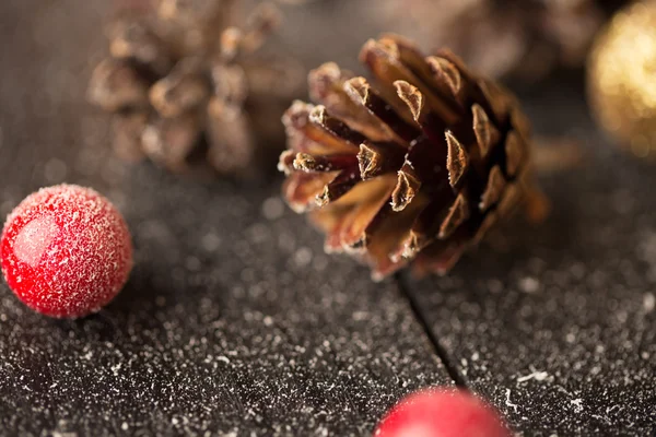 Cône de sapin sur une table — Photo