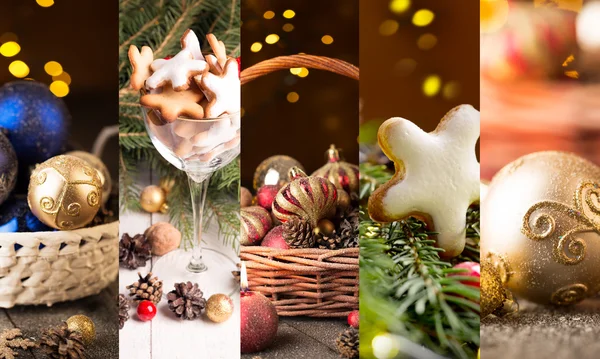 Collage di Natale — Foto Stock