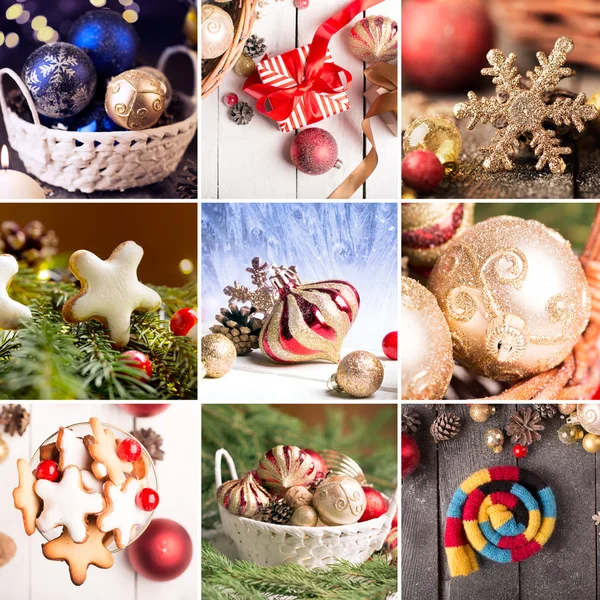 Christmas collage — Stock Photo, Image