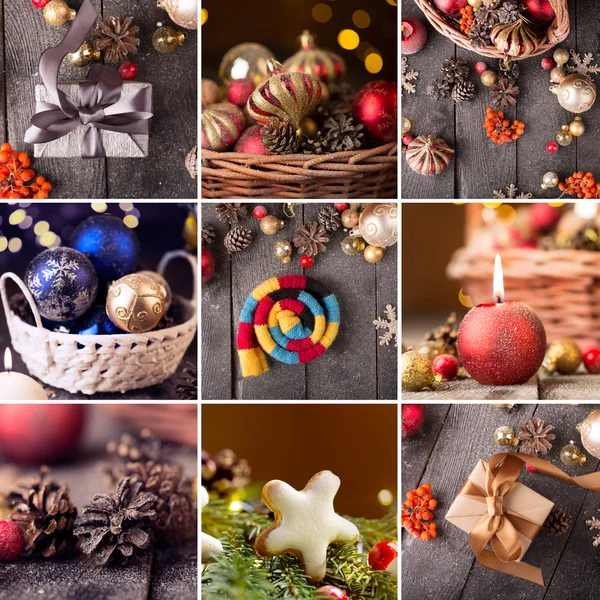 Collage di Natale — Foto Stock