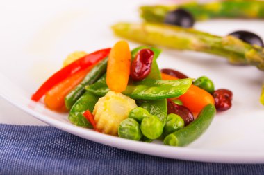 Kızarmış sebzeler