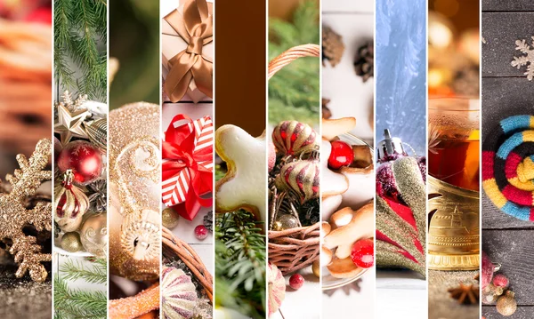 Collage di Natale — Foto Stock