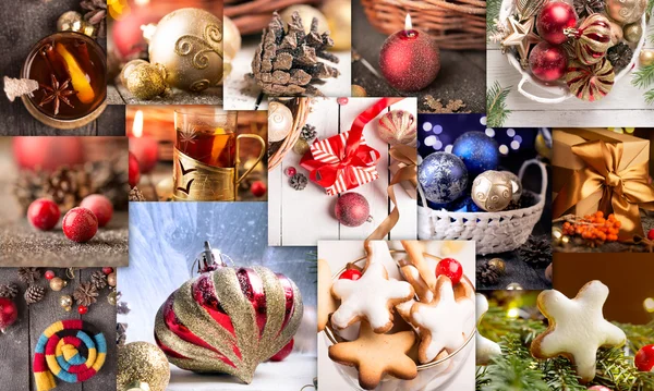 Christmas collage — Stock Photo, Image