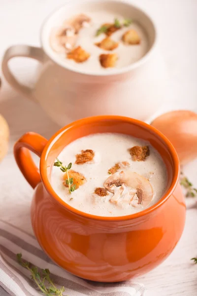 Delicious soup puree — Stock Image Delicious soup puree Stock Picture