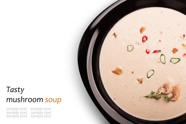 Delicious soup puree — Stock Image Delicious soup puree Stock Photo