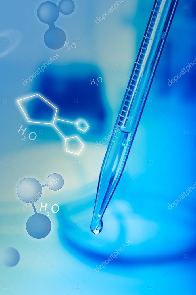Pipette with drop of water Stock Photo by ©civil 85292082