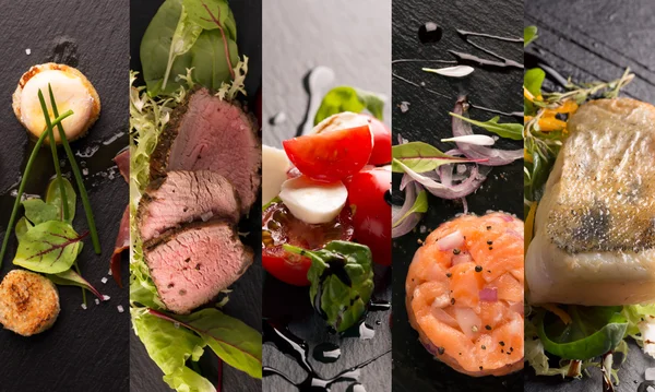 Collage foto comida —  Fotos de Stock