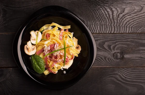 Tasty Pasta Carbonara — Stock Photo, Image