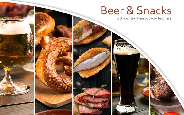 Beer photo collage — Stock Image Beer photo collage Stock Picture
