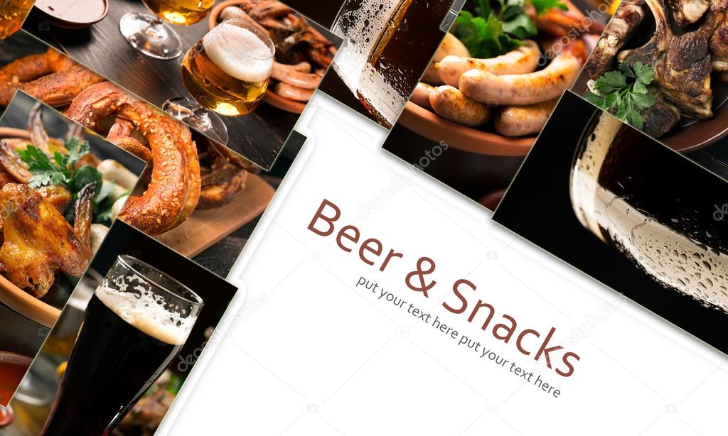 Beer and snacks