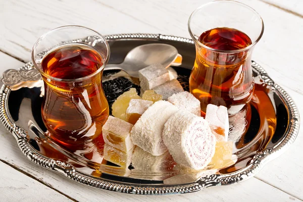 Traditional turkish delight — Stock Photo, Image