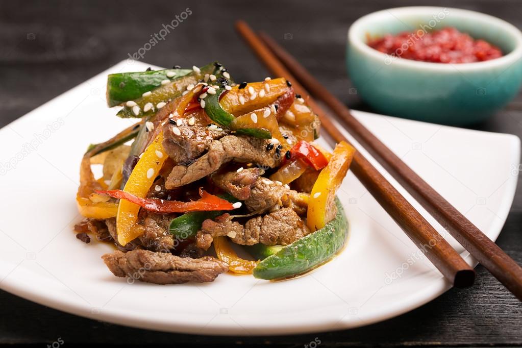 Traditional chinese salad 