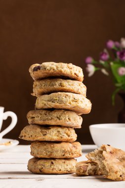 Pişmiş İngilizce bisküvi 