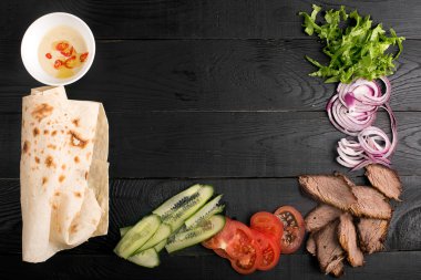 Geleneksel et döner kebap